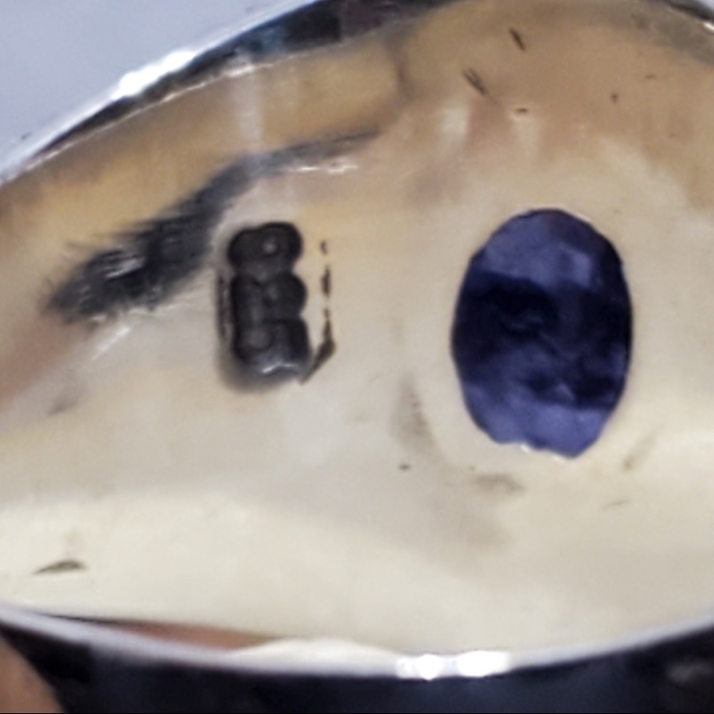 Artisan Rough Cut Tanzanite In SS Ring Sz 8 (NWOT) New Without Tags - Picture 16 of 16
